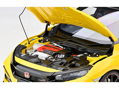 AUTOart 2021 Honda Civic Type R (FK8) Sunlight Yellow 1:18