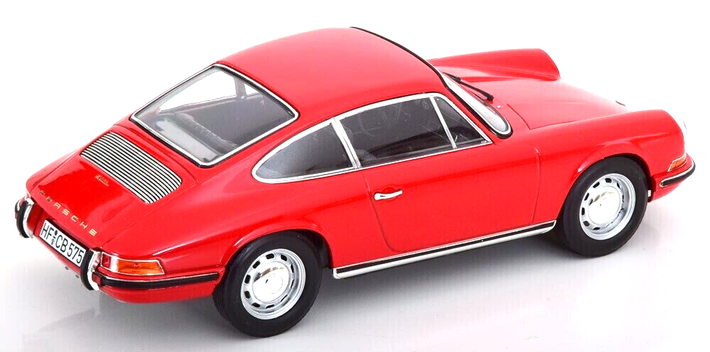 Norev Porsche 1968 911 L 901 Coupe Polo Red 1:18