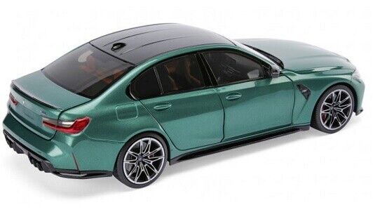 Minichamps 2020 BMW M3 Competition (G80) Isle of Man Green Metallic 1:18