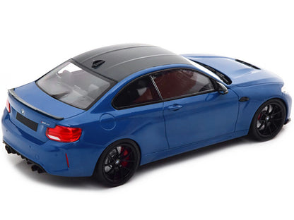 Minichamps 2020 BMW M2 CS (F87) Misano Blue w/ Black Wheels  1:18