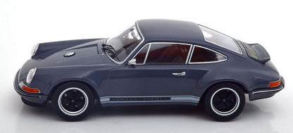 KK Scale 2014 Rendition Porsche 911 by Singer Coupe Grey w/ Black Wheels 1:18