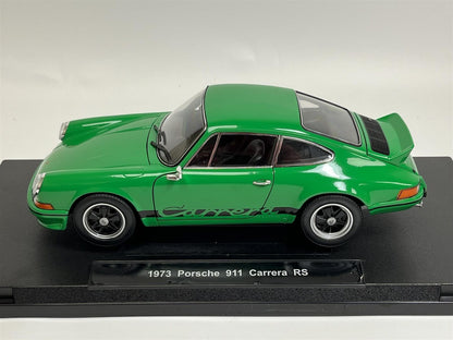 Welly 1973 Porsche 911 Carrera RS Green w/ Black Deco 1:18