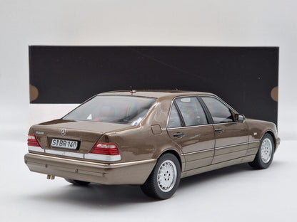 Norev 1994 Mercedes-Benz S600 V12 S-Class (W140) Impala Brown Metallic 1:18