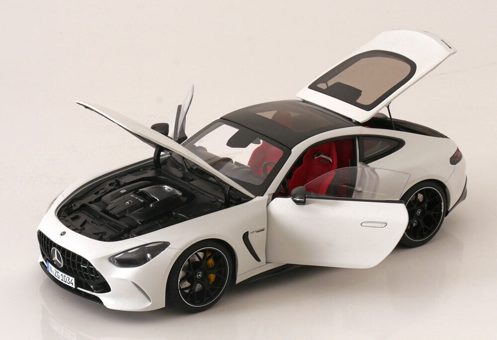 NZG 2023 Mercedes Benz AMG GT63 Coupe (C192) Opalith White 1:18