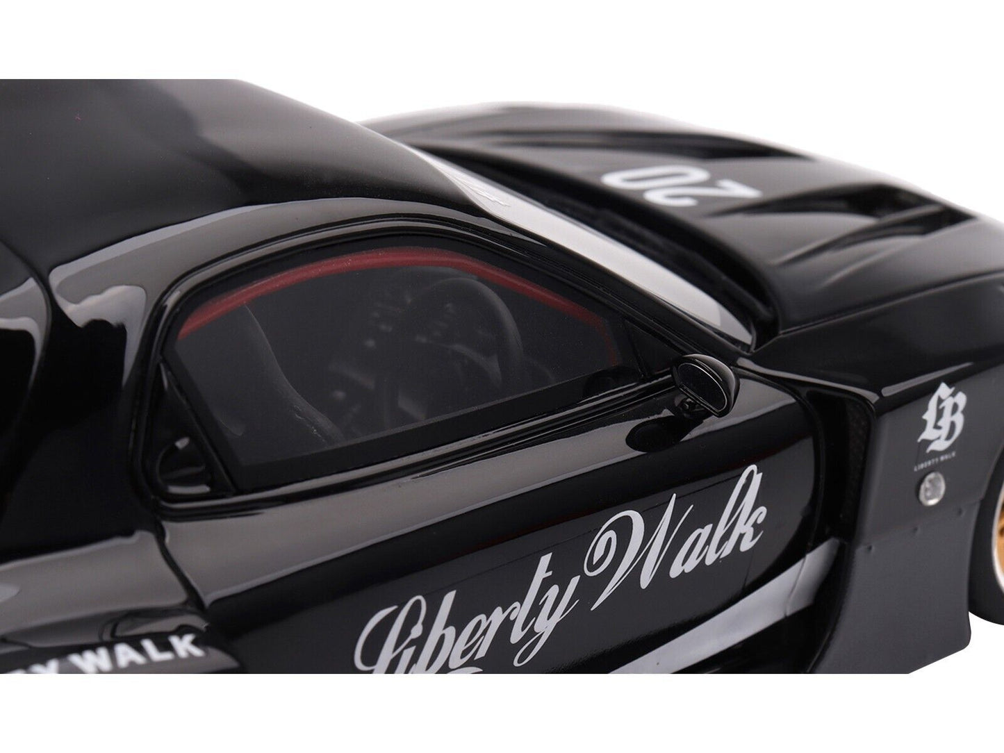 Topspeed Mazda RX-7 FD LB-Super Silhouette Liberty Walk Black 1:18