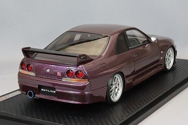 Ignition-Model Nissan Skyline GT-R R33 (BCNR33) RHD Midnight Purple 1:18