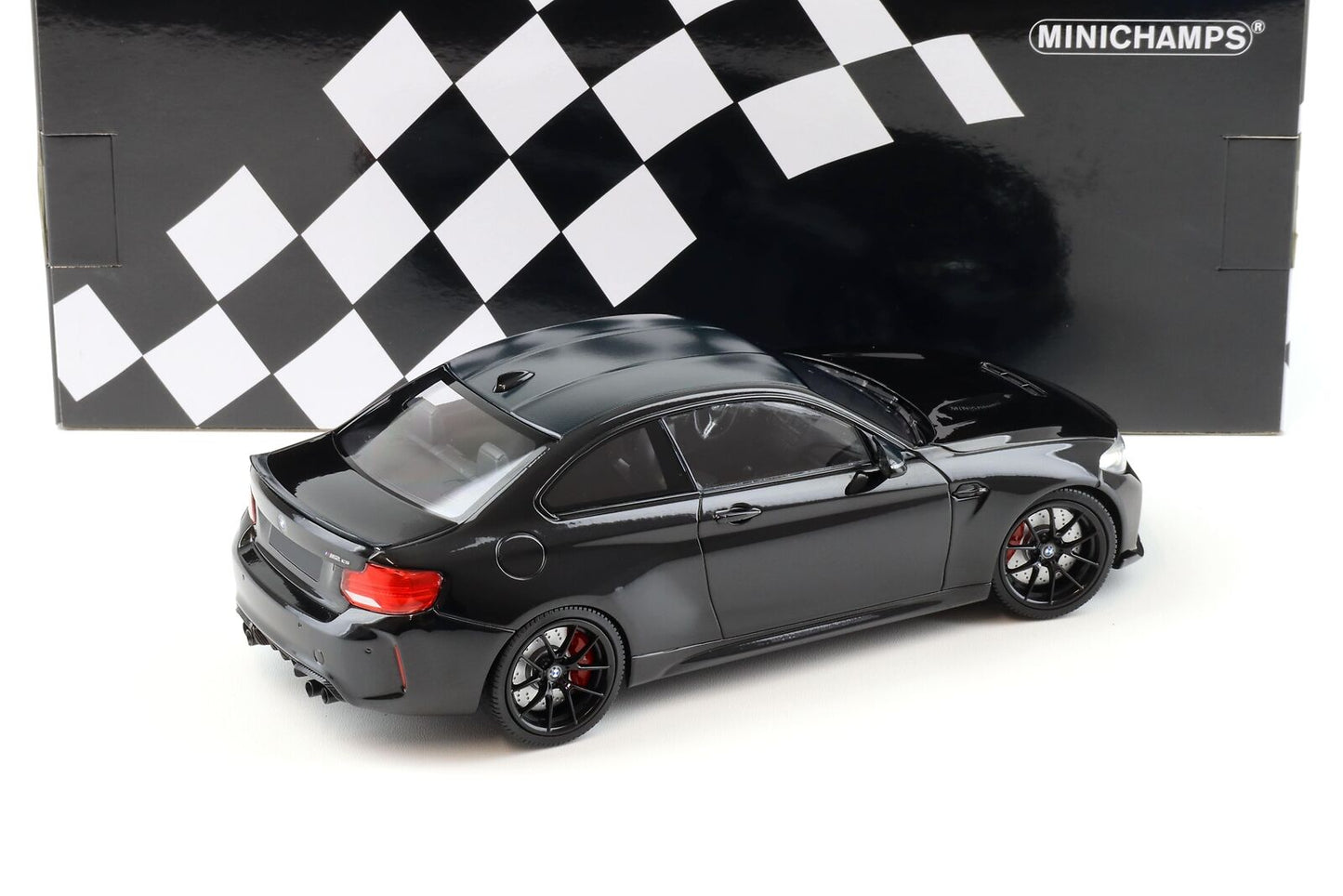 Minichamps 2020 BMW M2 CS (F87) Black w/ Black Wheels 1:18