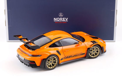 Norev Porsche 911 992 GT3 RS Gulf Orange 1:18