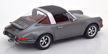 KK Scale 2014 Rendition Porsche 911 Targa by Singer w/ Removable Targa Top Anthracite 1:18 LIMITED