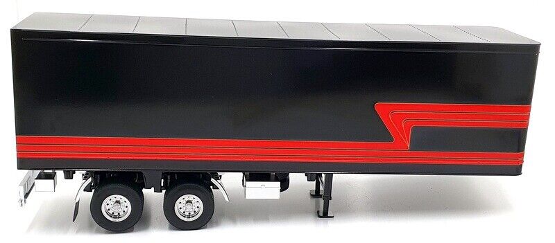 Road Kings Semi Trailer Truck Black w/ Red Stripes 1:18