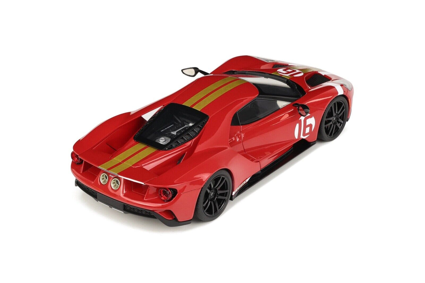 GT Spirit 2022 Ford GT Heritage Edition No 6 Alan Mann Red 1:18 RESIN