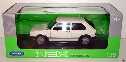 Welly 1983 VW Golf GTI MK1 White 1:18