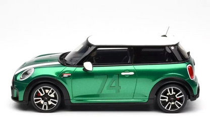 Otto 2023 Mini Cooper F56 JCW John Cooper Works British Racing Green 1:18 Resin