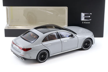 Norev 2024 Mercedes-Benz E-Class AMG Line (W214) Alpine Grey 1:18 DEALER EDITION