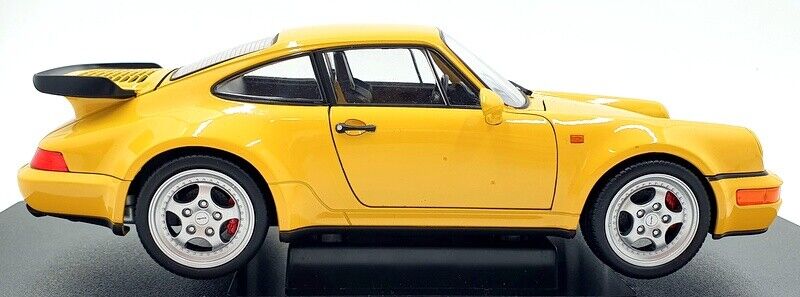 Welly 1989 Porsche 911 (964) Turbo 3.6 Yellow 1:18