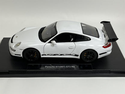 Welly 2007 Porsche 911 (997) GT3 RS White with Black Deco 1:18