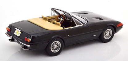 KK Scale 1969 Ferrari 365 GTB Daytona Spider Series 1 Black Miami Vice 1:18