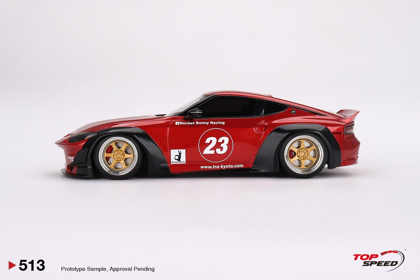 Topspeed 2023 Nissan Fairlady Z (RZ34) #23 Rocket Bunny Pandem Passion Red RHD 1:18