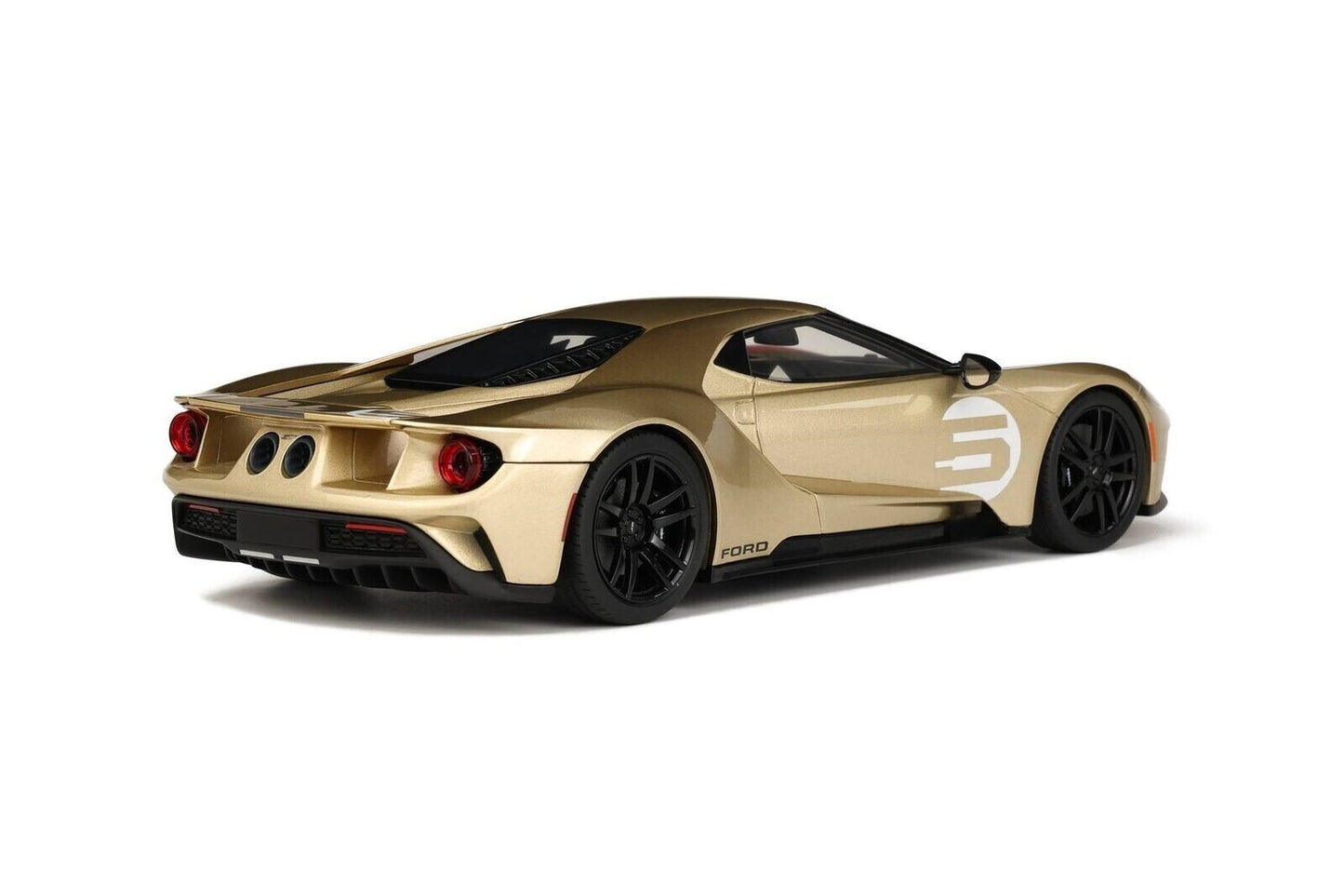 GT Spirit 2022 Ford GT Heritage Edition No 5 Holman Moody Gold 1:18 RESIN