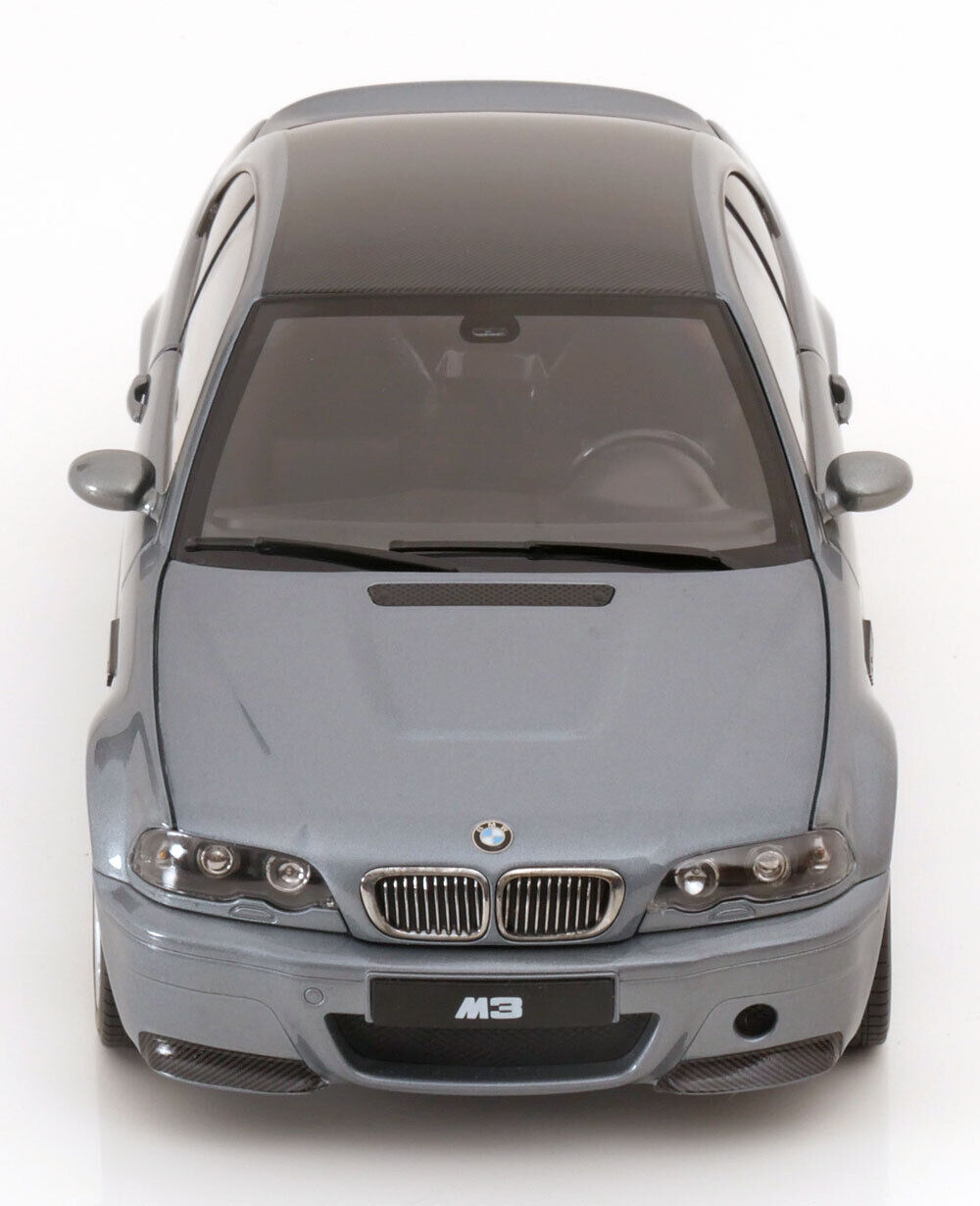 Norev 2000 BMW M3 CSL (E46) Grey Metallic 1:18