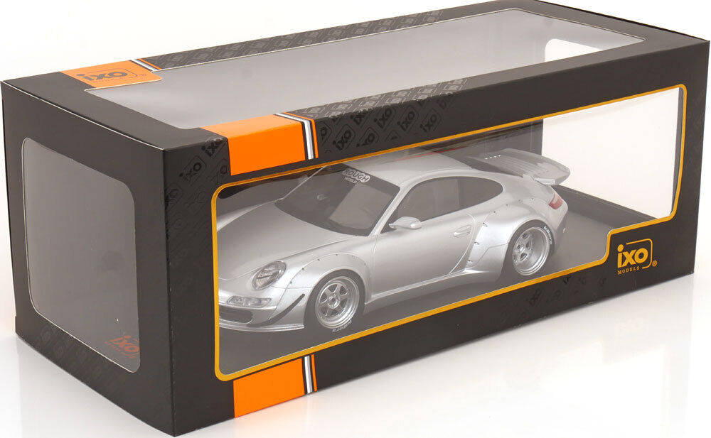 Ixo Porsche 911 997 RWB Silver 1:18