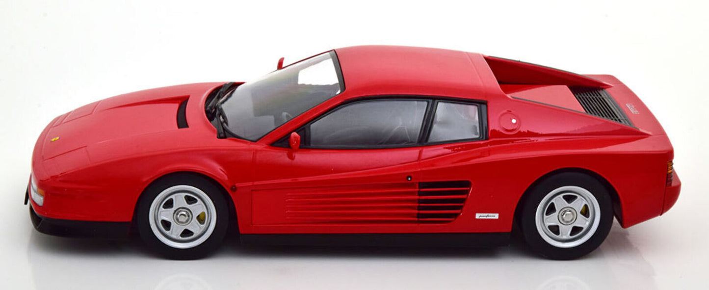 KK Scale 1986 Ferrari Testarossa Red Monospecchio European Version 1:18