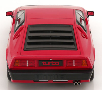 KK Scale 1981 Lotus Esprit Turbo Red w/ Black Deco 1:18