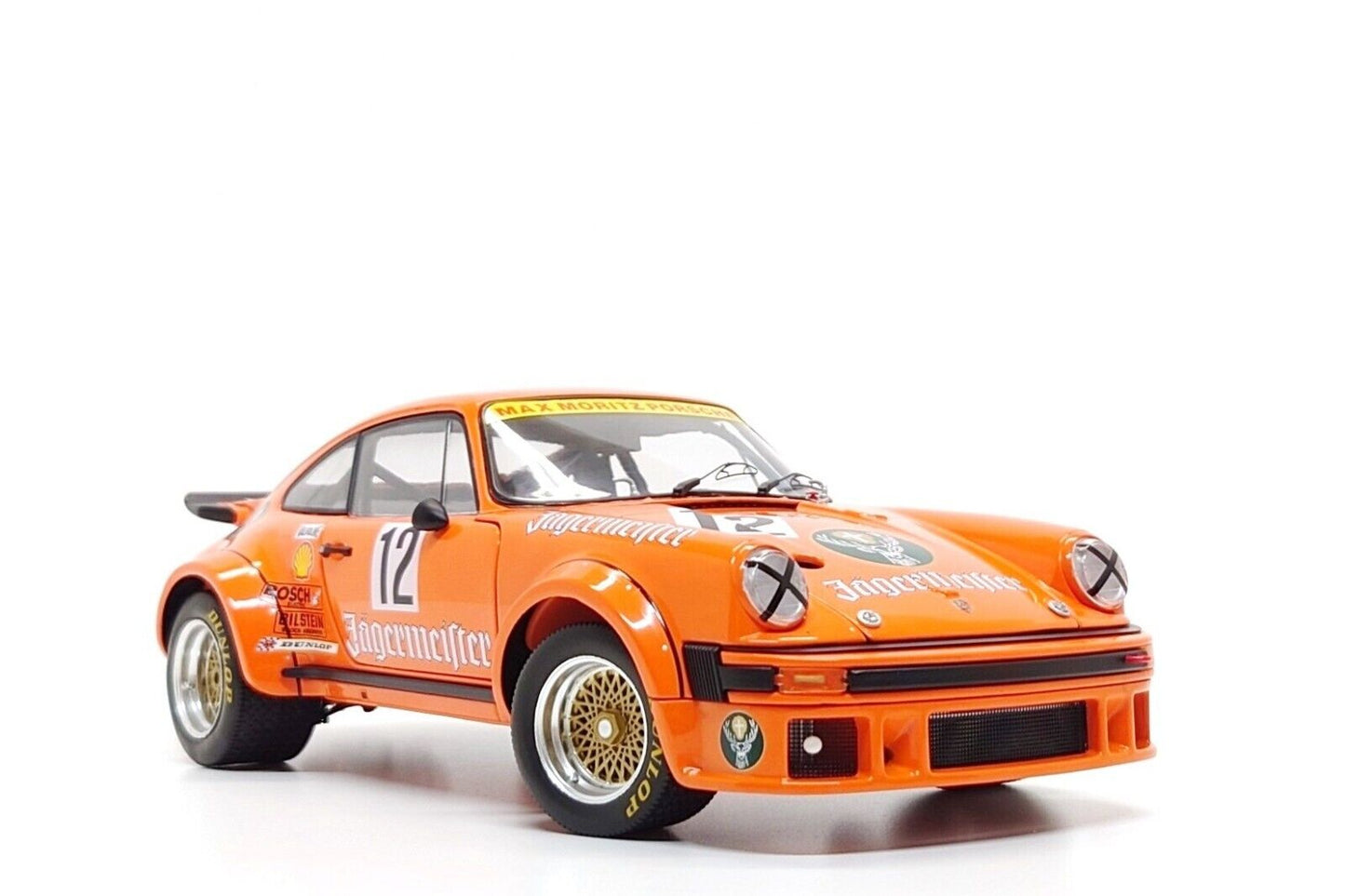 Schuco 1976 Porsche 911 934 RSR Jagermeister No 12 Eifelrennen DRM Orange 1:18