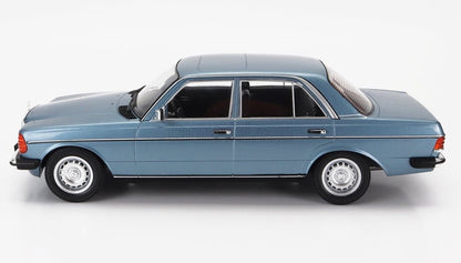 KK Scale 1975 Mercedes-Benz E Class 230E (W123) Light Blue Metallic 1:18