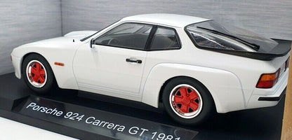 MCG 1981 924 Carrera GT Coupe White w/ Red Wheels 1:18