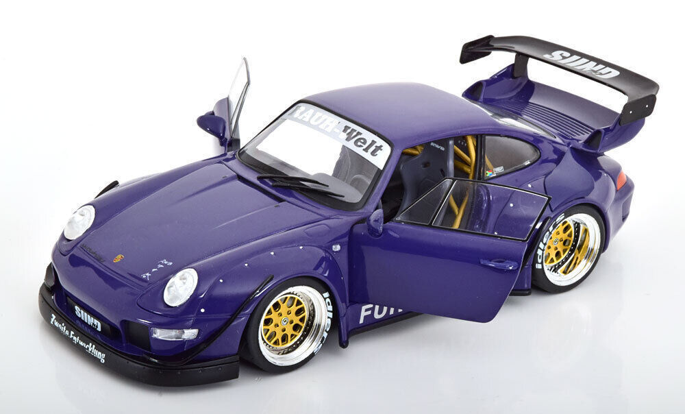 Werk83 Porsche 911 (993) RWB Rauh-Welt Furusato Sidney Hoffmann Purple 1:18