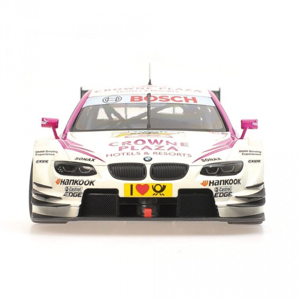 Minichamps 2012 BMW M3 (E92) DTM Team BMW RBM Crowne Plaza No 15 White & Pink 1:18