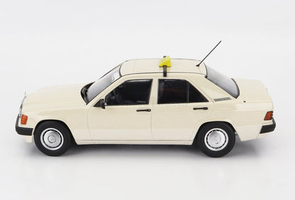 Triple 9 1993 Mercedes-Benz 190 E 2.3 German Taxi (W201) Cream 1:18