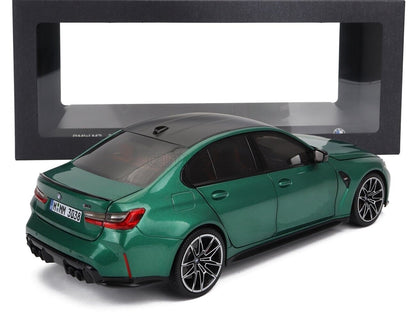 Minichamps 2020 BMW M3 Competition (G80) Isle of Man Green Metallic 1:18