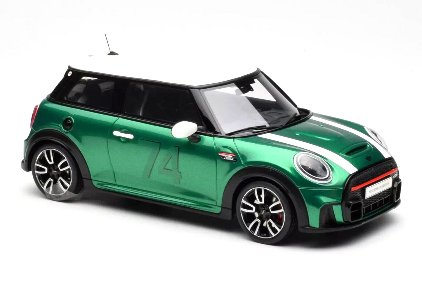 Otto 2023 Mini Cooper F56 JCW John Cooper Works British Racing Green 1:18 Resin