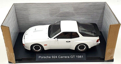 MCG 1981 924 Carrera GT Coupe White w/ Black Wheels 1:18