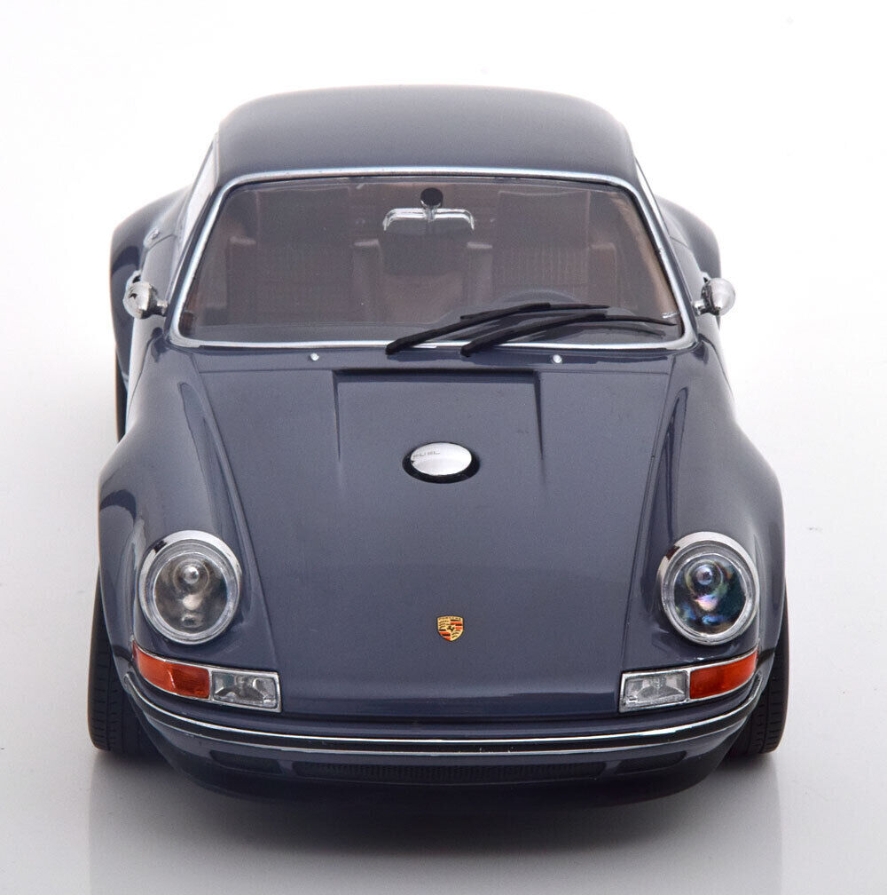 KK Scale 2014 Rendition Porsche 911 by Singer Coupe Grey w/ Black Wheels 1:18