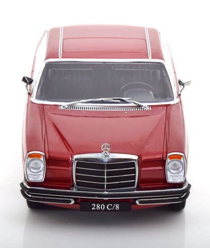 KK Scale 1969 Mercedes-Benz 280 C (W114) Red 1:18