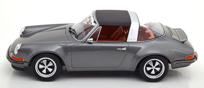 KK Scale 2014 Rendition Porsche 911 Targa by Singer w/ Removable Targa Top Anthracite 1:18 LIMITED