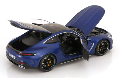 NZG 2023 Mercedes Benz AMG GT63 Coupe (C192) Matte Spectral Blue 1:18