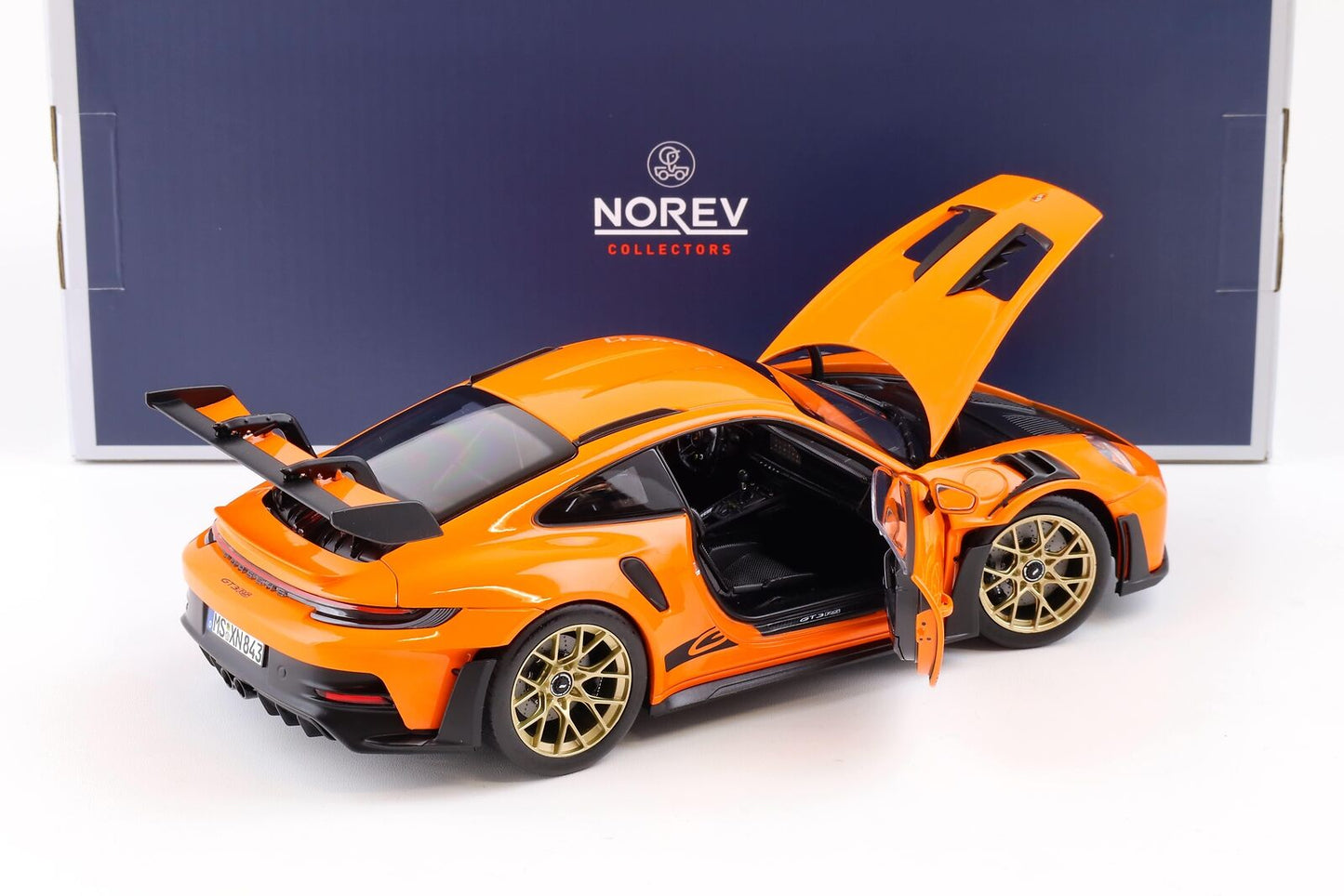 Norev Porsche 911 992 GT3 RS Gulf Orange 1:18