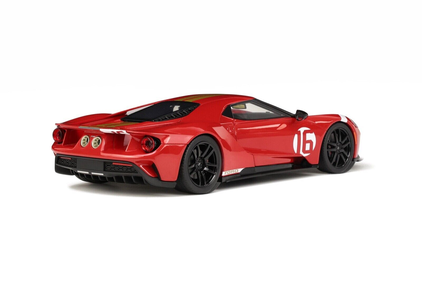 GT Spirit 2022 Ford GT Heritage Edition No 6 Alan Mann Red 1:18 RESIN