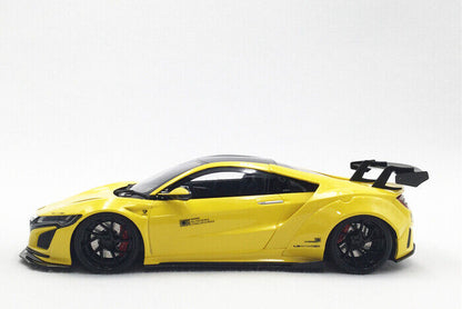 GT Spirit Honda NSX RHD by LB Works Yellow w/ Black Wheels 1:18 Resin, SEALED