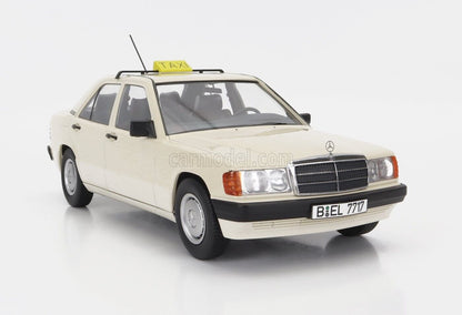 Triple 9 1993 Mercedes-Benz 190 E 2.3 German Taxi (W201) Cream 1:18