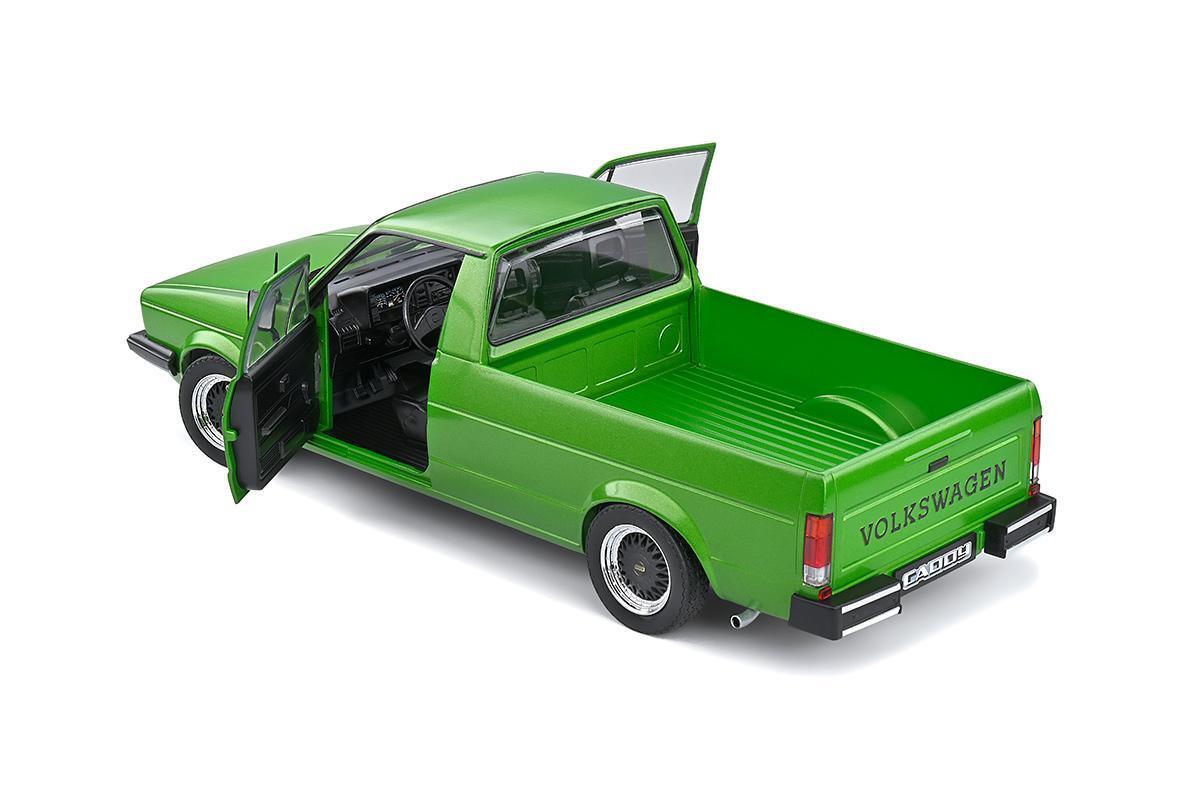 Solido 1982 Volkswagen MK 1 Caddy Pickup Lime Green Metallic 1:18