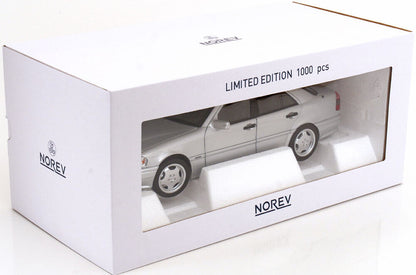 Norev 1993 Mercedes-Benz C36 AMG W202 Silver Metallic 1:18