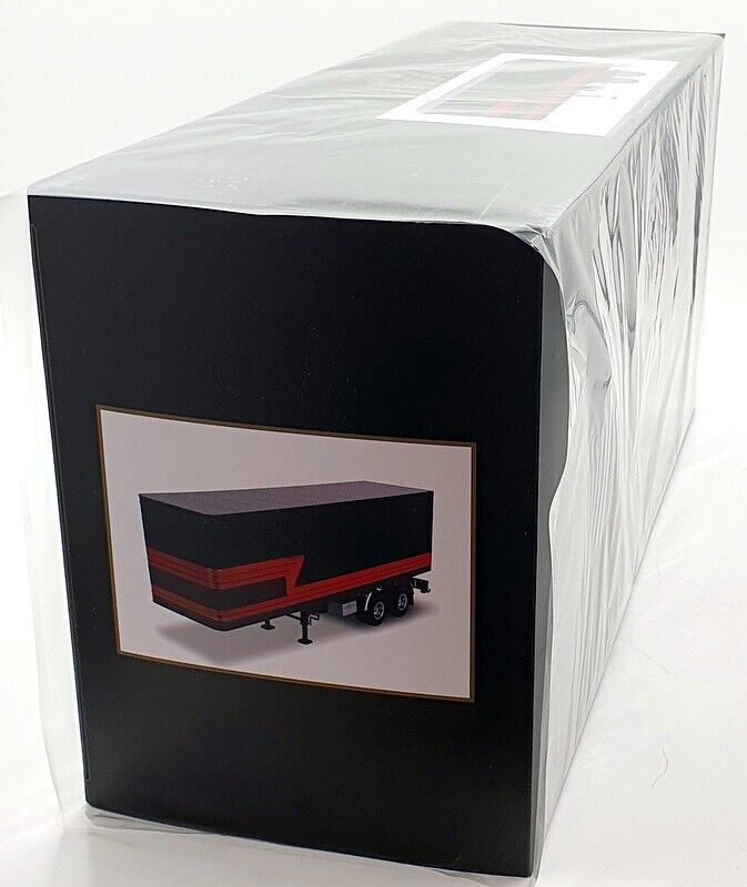 Road Kings Semi Trailer Truck Black w/ Red Stripes 1:18