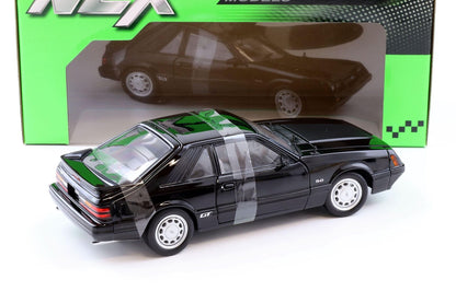 Welly 1986 Ford Mustang GT 5.0 Black 1:18