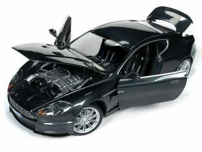 Autoworld 2008 Aston Martin DBS from James Bond Quantum of Solace Dark Grey Metallic  1:18