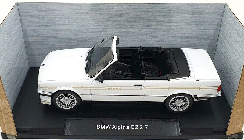 MCG 1989 BMW 325i (e30) Cabriolet Alpina C2 2.7 White 1:18